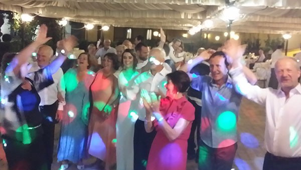 Villa Tuscolana wedding party